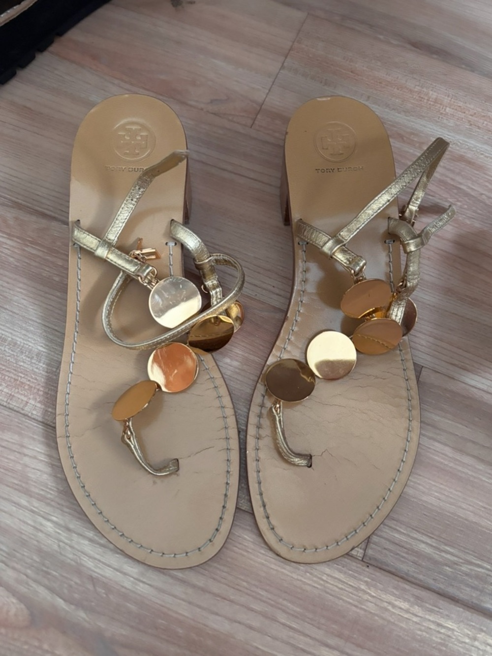 Tory Burch Patos Disk Gladiator Sandals